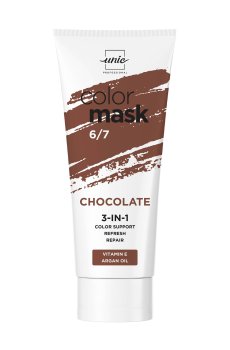 Тонирующая маска для волос 3 в 1 Unic Color Mask 6/7 Chocolate, 250 мл