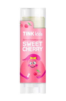 Детский бальзам для губ Tink Kids Sweet Cherry, от 3 лет, 5 г