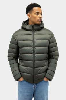 Демисезонная куртка зеленого цвета SB-25176-khaki