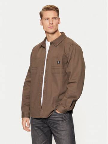 Converse Сорочка 10026973-A02 Бежевий Relaxed Fit Converse Сорочка 10026973-A02 Бежевий Relaxed Fit