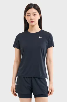 Женская черная футболка Tech SSC Черный L Under Armour 1384231-001