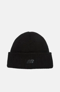 Черная шапка Cuff Knit Hat Черный ONESIZE New Balance LAH00543BK