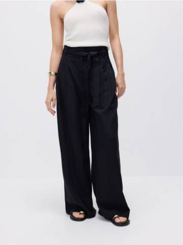 Reserved - Вільні штани з ліоцелу - чорний - 330FT-99X