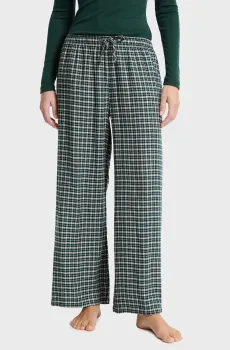 Женские зеленые брюки в клетку FIOREX Зеленый M Etam 6556084