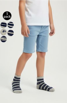 Шкарпетки, 5 пар - різнобарвний