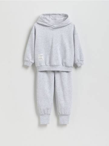 Reserved - Бавовняний комплект - світло-сірий - 086FO-09M Reserved - Бавовняний комплект - світло-сірий - 086FO-09M