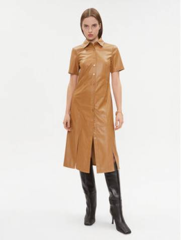 DKNY Повсякденна сукня DD3D4101 Коричневий Regular Fit DKNY Повсякденна сукня DD3D4101 Коричневий Regular Fit