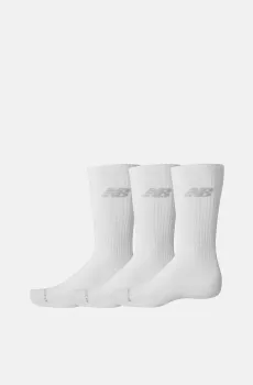 Белые носки Prfm Basic Crew (3 пары) Белый 39-42 New Balance LAS51423WT