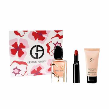 Парфюмированный набор женский Giorgio Armani Si Intense (парфюмированная вода, 50 мл + лосьон для тела, 50 мл + помада) Парфюмированный набор женский Giorgio Armani Si Intense (парфюмированная вода, 50 мл + лосьон для тела, 50 мл + помада)