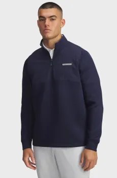 Мужская темно-синяя спортивная кофта UA Drive Pro Hybrid HZ Синий L Under Armour 6005666-410