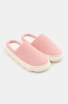 Домашні капці без zapięć з м’яким верхом - пастельний рожевий