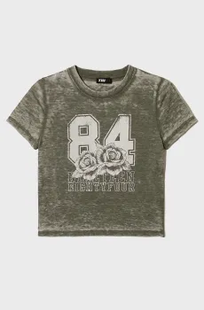 Женская серая футболка Серый XS Tally Weijl STSPEBERVIL