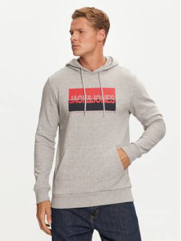 Jack&Jones Світшот Nolan 12256849 Сірий Standard Fit Jack&Jones Світшот Nolan 12256849 Сірий Standard Fit