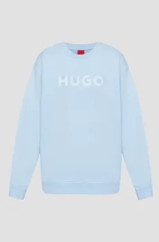 Женский голубой свитшот Голубой M HUGO 50512022;527