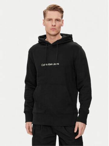 Calvin Klein Jeans Світшот Frequency Logo J30J325353 Чорний Regular Fit Calvin Klein Jeans Світшот Frequency Logo J30J325353 Чорний Regular Fit