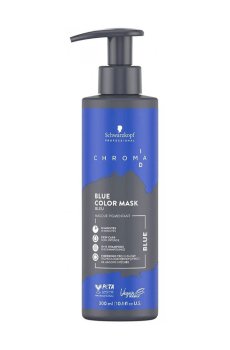 Тонирующая бондинг-маска для волос Schwarzkopf Professional Chroma ID Bonding Color Mask, Blue, 300 мл