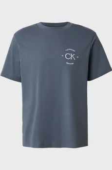 Мужская темно-серая футболка 20S APRIL GRAPHIC Серый S Calvin Klein Jeans LV04RE825G