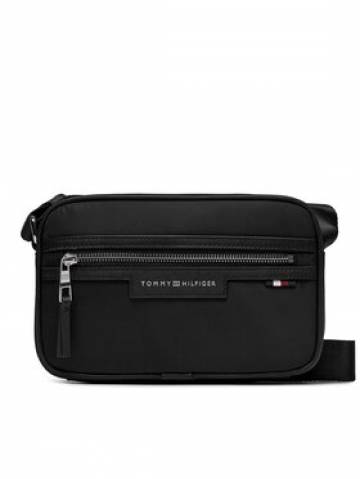 Tommy Hilfiger Плоска сумка Th Urban Repreve Ew Reporter AM0AM11832 Чорний Tommy Hilfiger Плоска сумка Th Urban Repreve Ew Reporter AM0AM11832 Чорний
