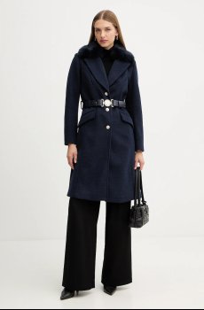 Пальто с примесью шерсти Guess NEW PATRICE