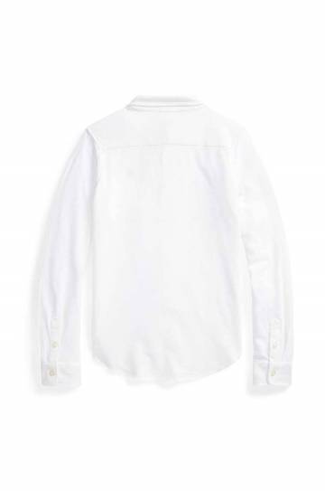 Детская хлопковая рубашка Polo Ralph Lauren цвет белый 313901132002 Детская хлопковая рубашка Polo Ralph Lauren цвет белый 313901132002