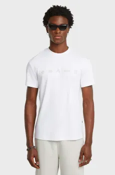 Мужская белая футболка Small Белый S G-Star RAW D25974,C812