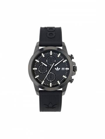 adidas Годинник Expression Two AOFH24521 Чорний adidas Годинник Expression Two AOFH24521 Чорний