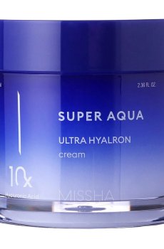 Увлажняющий крем для лица Missha Super Aqua Ultra Hyalron Cream с гиалуроновой кислотой, 70 мл