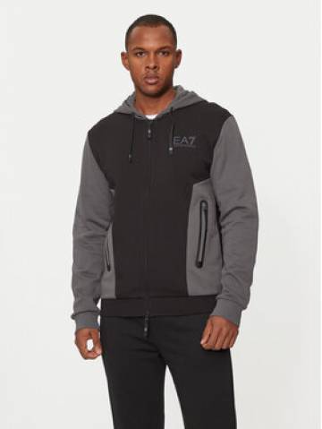 EA7 Emporio Armani Світшот 6DPM34 PJVTZ 1200 Чорний Regular Fit EA7 Emporio Armani Світшот 6DPM34 PJVTZ 1200 Чорний Regular Fit
