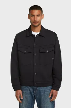 Мужская черная джинсовая куртка Dakota Черный L G-Star RAW D27099,D395