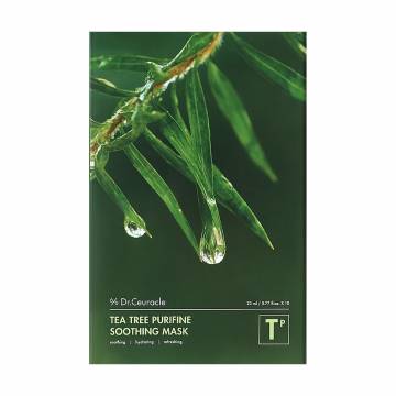 Тканевая маска для лица Dr.Ceuracle Tea Tree Purifine Soothing Mask с противовоспалительным эффектом, 23 мл
