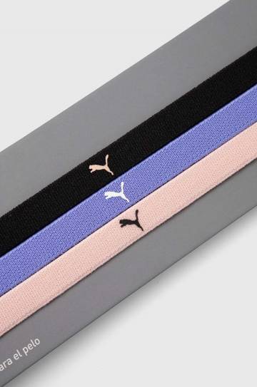 Повязки на голову Puma 3 шт цвет фиолетовый Повязки на голову Puma 3 шт цвет фиолетовый