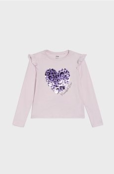 Бавовняна футболка - Фіолетовий