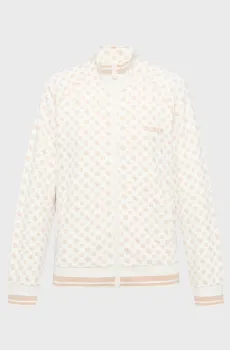 Женская белая спортивная кофта с узором Белый M Guess V5YQ03.KB212;P0OR