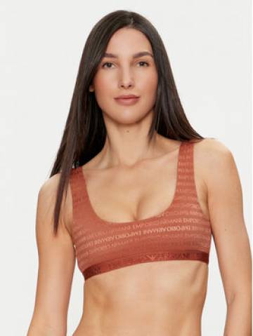 Emporio Armani Underwear Бюстгальтер-топ 164232 3F204 01656 Коричневий Emporio Armani Underwear Бюстгальтер-топ 164232 3F204 01656 Коричневий