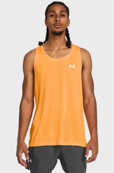 Мужская оранжевая майка UA LAUNCH SINGLET Оранжевый S Under Armour 1382585-803