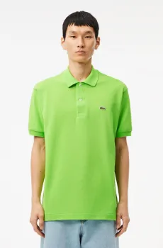 Мужское салатовое поло Салатовый M-L Lacoste L1212TTV