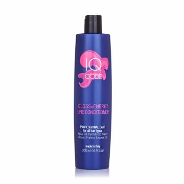 Кондиционер для волос IQ code Gloss & Energy Line Conditioner блеск и сила, 500 мл Кондиционер для волос IQ code Gloss & Energy Line Conditioner блеск и сила, 500 мл