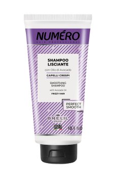 Шампунь для разглаживания волос Brelil Numero Smoothing Shampoo с маслом авокадо, 300 мл