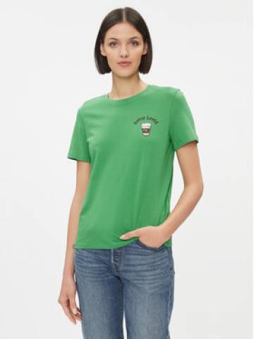 ONLY Футболка 15310849 Зелений Regular Fit ONLY Футболка 15310849 Зелений Regular Fit