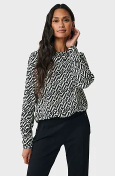 Женская блуза с узором Разноцветный XS Mexx MF007702641W