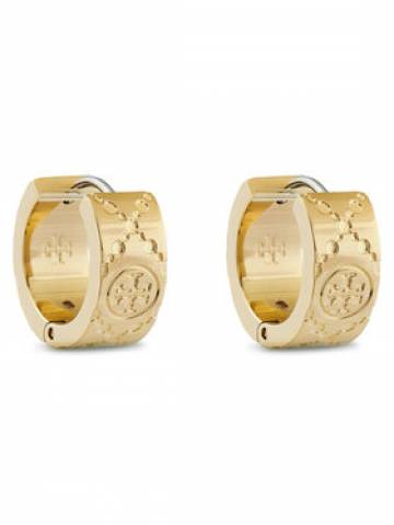 Tory Burch Сережки T Monogram Small Hoop Earring 159310 Золотий Tory Burch Сережки T Monogram Small Hoop Earring 159310 Золотий