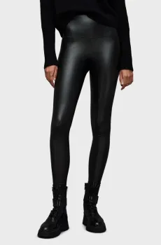 Женские черные леггинсы CORA Черный 14 AllSaints WL181X