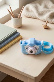 Дитяча іграшкова цифрова камера - light blue