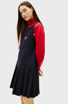 Женский темно-синий сарафан TOMMY GIRL SCHOLAR Синий M Tommy Jeans DW0DW22496