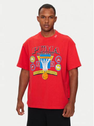 Puma Футболка Crowd Craze 2 627215 Червоний Oversize Puma Футболка Crowd Craze 2 627215 Червоний Oversize