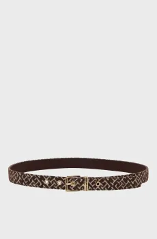 Женский ремень с узором SQUARE 2.5 JACQUARD Разноцветный 75 Tommy Hilfiger AW0AW19141