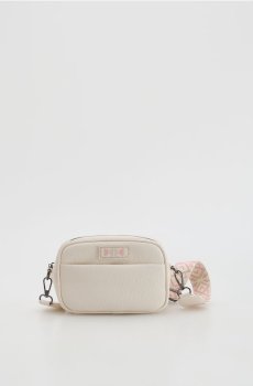 Reserved - Маленька сумка через плече - нюдовий - 364JK-02X