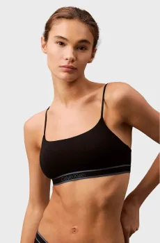 Женский черный бюстгальтер LL BRALETTE (REM. COOKIE) Черный XS Calvin Klein 000QF7943E