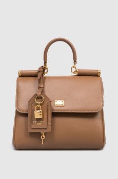 Коричневая кожаная сумка My Sicily