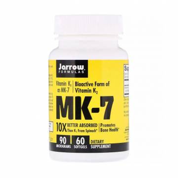 Витамин K2 активная форма MK-7 Jarrow Formulas Most Active Form of Vitamin K2, 90 мкг, 60 капсул Витамин K2 активная форма MK-7 Jarrow Formulas Most Active Form of Vitamin K2, 90 мкг, 60 капсул